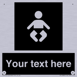 Custom information: black panel baby change